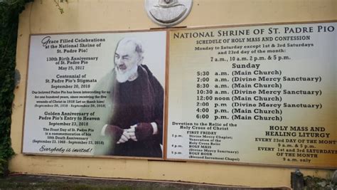 padre pio ayala feliz mass schedule|Parish And National Shrine Of Saint Padre Pio .